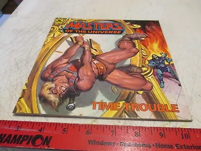 Masters Of The Universe  He-Man  1984 Golden Book Time Trouble • $8