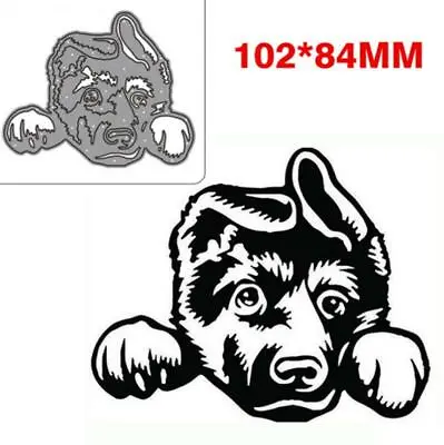 Metal Cutting Dies Dog Decoration Scrapbook Paper Blade Punch Embossing Stencils • $4.78