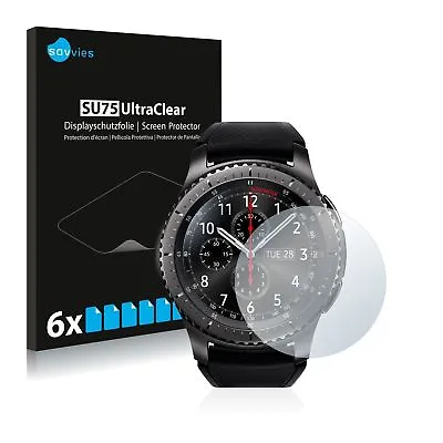 Samsung Gear S3 Frontier Smart Watch 6x Transparent ULTRA Clear Screen Protector • $22.79