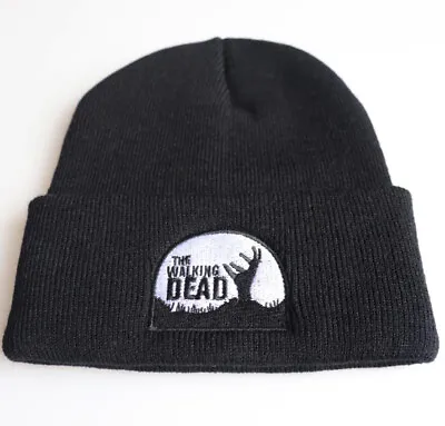 The Walking Dead Rick Grimes Knitted Caps Embroidered Beanie Hat Warm Winter Hat • $12.69