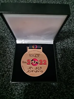 TCS London Marathon Finishers Medal 2022 In Bronze Colour With Presentation Box • £190