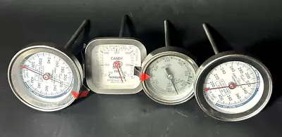 Vtg Lot 4~ (1)Tel-tru Dial (2)Taylor (1)Springfield Fat-Candy-Jelly Thermometer • $34