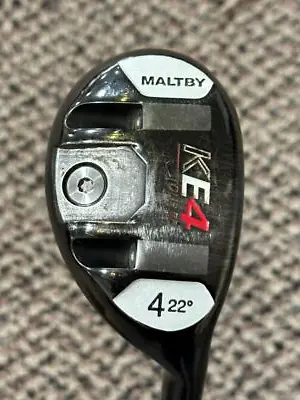 Maltby KE4 22° 4 Hybrid Custom Lite Stiff Flex Shaft Golf Pride V-50 Grip • $79.99