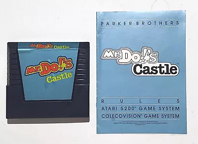 Mr. Do!’s Castle For Atari 5200. Cartridge W/ Manual. Tested. Plays Great! Rare! • $44.95