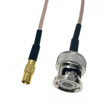 RG316 BNC Male Plug To MCX Female Jack Crimp Coax Coaxial RF Connector Cable • $3.25