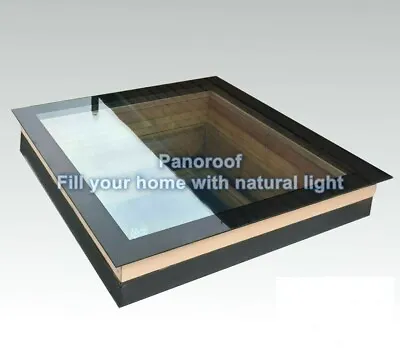 £1.20 • Buy Manual Or Electric Opening Flat-Roof Skylight Triple Glazed Self Cleaning
