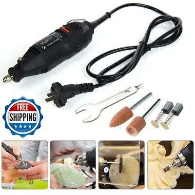 Mini Electric Grinder Milling Rotary Carving Drill Engraving Grind Level Speed • $21.99