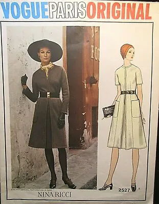 Vogue Paris Original Pattern 2527 Nina Ricci Size-14 • $55