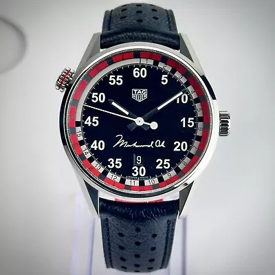 UNWORN TAG Heuer Carrera “Muhammad Ali” Calibre 5 Limited Edition WAR2A11.FC6337 • $5250