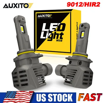 AUXITO 9012 LED Headlight Kit High Low Beam Bulbs Bright White Wireless CANbus • $31.34