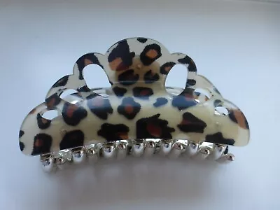 Bijou Brigitte Leopard Print Hair Clasp Claw Grip Clip • £3.99
