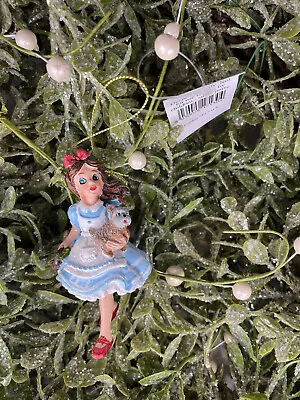 £7 • Buy Gisela Graham Christmas Tree Decoration Resin Dorothy Wizard Of Oz With Toto
