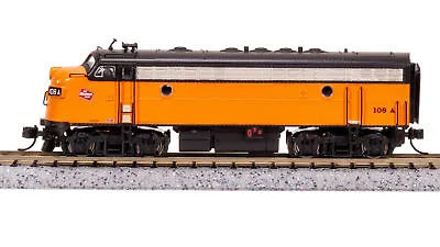 Broadway Limted 7772 N Scale MILW EMD F7A Orange & Black Diesel Locomotive #113A • $186.95