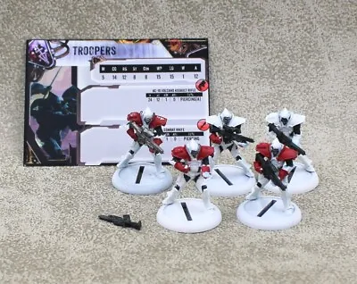 Mutant Chronicles BROTHERHOOD TROOPERS X5 Warzone Resurrection Prodos 09790 • $18.66