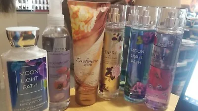 Bath And Body Works Moonlight Dahlia Cashmere French Honey Sprays And Lotions • $9