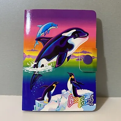 Vintage Lisa Frank Max Splash Whale Dolphin Penguins Snap Notepad Small Notebook • $24.99