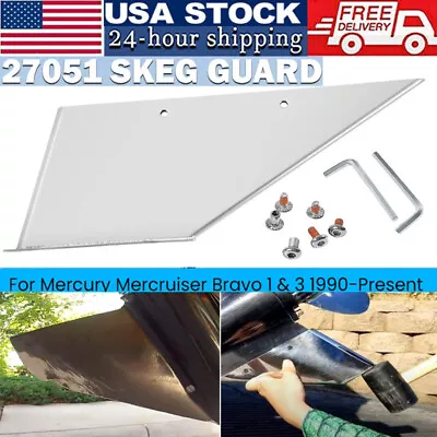 27051 Skeg Guard Protector Safe-Skeg For Mercury Mercruiser Bravo 1 3 1990-2023 • $78.15