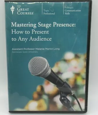 Mastering Stage Presence: How To Present To Any Audience 4-disc Dvd Set Melanie • $19.99