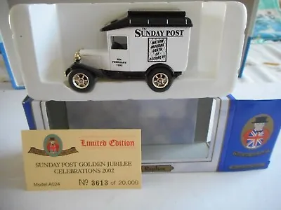 Oxford Die-Cast A024 Van Sunday Post Golden Jubilee Celebrations 2002 Ltd E+ Box • $3.70