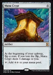 Magic The Gathering Eternal Masters FOIL Mana Crypt NEAR MINT (NM) • $236.95