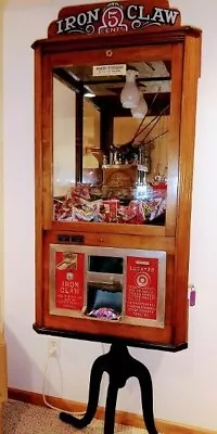 CRANE GAME ARCADE CLAW COIN 1920's MACHINE OPERATED NICKEL EXHIBIT VINTAGE • $2395