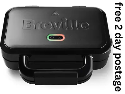 £44.99 • Buy Breville VST082 Ultimate Deep Fill Toastie Maker -Black 2 Slice Sandwich Toaster