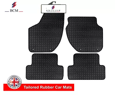 Fits Volvo V40 2012-On Fully Tailored 3mm Heavy Duty Rubber Car Floor Mats 4pc • $29.83