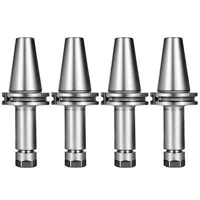 VEVOR 4pcs CAT40 ER16 4  Collet Chuck G2.5 100mm Tool Holder Balanced 20000RPM • $61.09