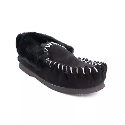 Women's Men's 100% Australian Sheepskin Moccasins Slippers UGGs • $49