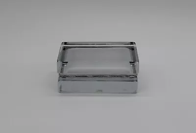 Alessandro Mandruzzato Vetro Artistico Murano Frosted Glass Casket Sommerso Box • $1195