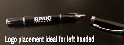 Quality Logo Pen (rado)laser Engraved Promotional Pen Left Hand Logo Placement • £15