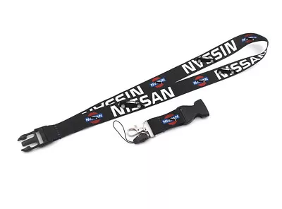 Car Keychain Key Ring Emblem Lanyard Neck Strap For Nismo Black White For Nissan • $18.99