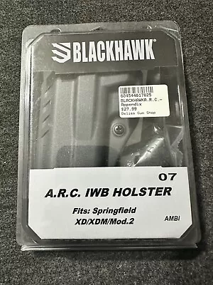 BLACKHAWK A.R.C. IWB AMBI Holster Springfield XD XDM Mod 2 Urban Gray  #417507UG • $15.95