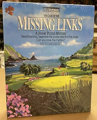 Bepuzzled The Case Of The Missing Links A Jigsaw Puzzle Mystery-Sealed Vintage • $9.99