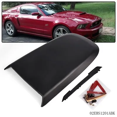 $31.55 • Buy Fit For Ford Mustang GT V8 2005-09 Black Front Racing Style Air Vent Hood Scoop