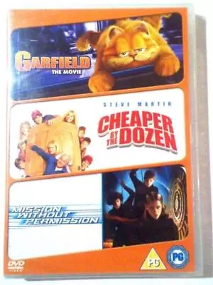 Garfield: The Movie/Cheaper By The Dozen/Mission Without 2009 DVD Top-quality • £2.07