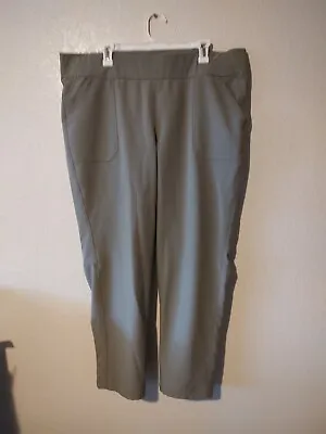 Weatherproof Vintage Pull On Slim Pants XXL Green Polyester Spandex High Rise  • $7