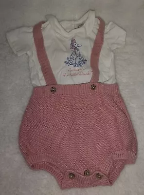 £3.50 • Buy Baby Girls Jemima Puddle-duck Romper Age 0-3months