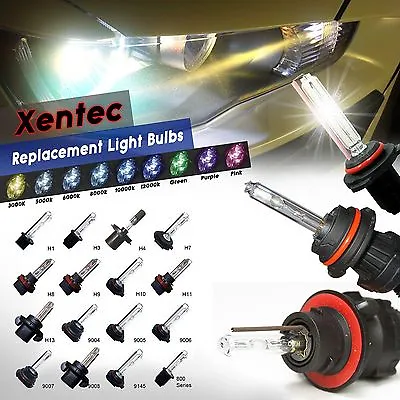 Two HID Kit 's Replacement Bulbs Xentec Xenon Headlight Fog Light 30000LM 35/55W • $35.02