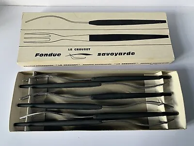 Vintage Le Creuset Fondue Forks - Lot Of Six In Original Box • £34.99
