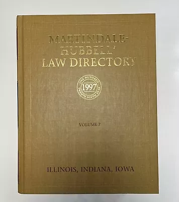 Martindale-Hubbell Law Directory | 1997 | Volume 7 | See Pictures | Great Condit • $35