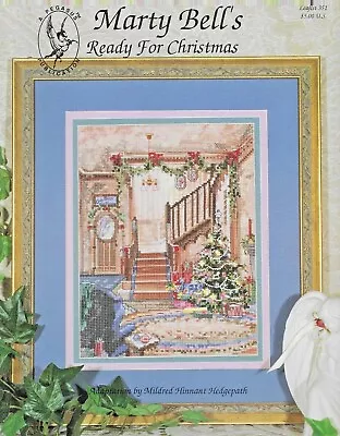 Ready For Christmas Scene Counted Cross Stitch Chart Pattern Marty Bell Vintage • $11.95