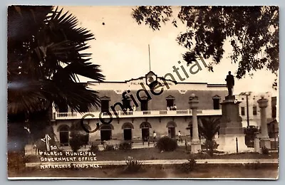 Real Photo Palatio Municipal Government Office Matamoros Tamps Mexico RPPC J273 • $14.99