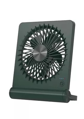 Small Desk Fan 2000mAh Rechargeable USB Fan Battery Operated 3 Speed Settings • £9.95