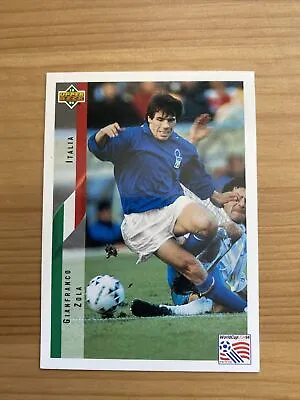 £3 • Buy Gianfranco Zola Italy Upper Deck World Cup USA 94 Trading Card 128 Parma Chelsea