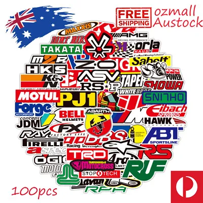 100pcs JDM DRIFT CAR Stickers Bomb Japanese Racing Car Motorcycle Waterproof • $7.99