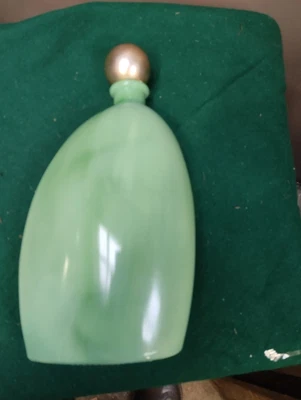 £10 • Buy Vintage Green Apothecary Chemist Display Bottle With Matching Stopper