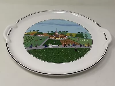 Villeroy & Boch Design Naif 12  Wedding Scene Cake Plate W/Handles • $25