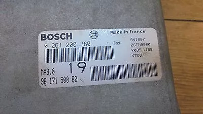 £30 • Buy Peugeot 106 Mk1 1994 1.0 Spi Cdz Engine Ecu 0261200780 / 9617150080