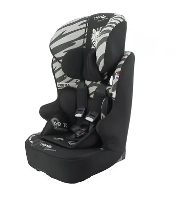 Nania Zebra   Race I Group 1/2/3 From 9M-12Yrs (79-140cm)  Car Seat Brand New • £69.99